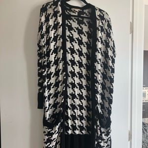 Houndstooth cardigan
